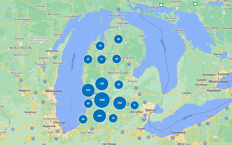 Service Areas